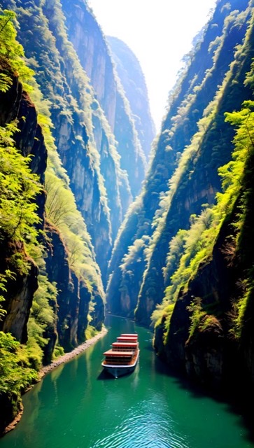 三峡寻幽:山水画卷中的诗意航行 三峡寻幽:山水画卷中的诗意航行