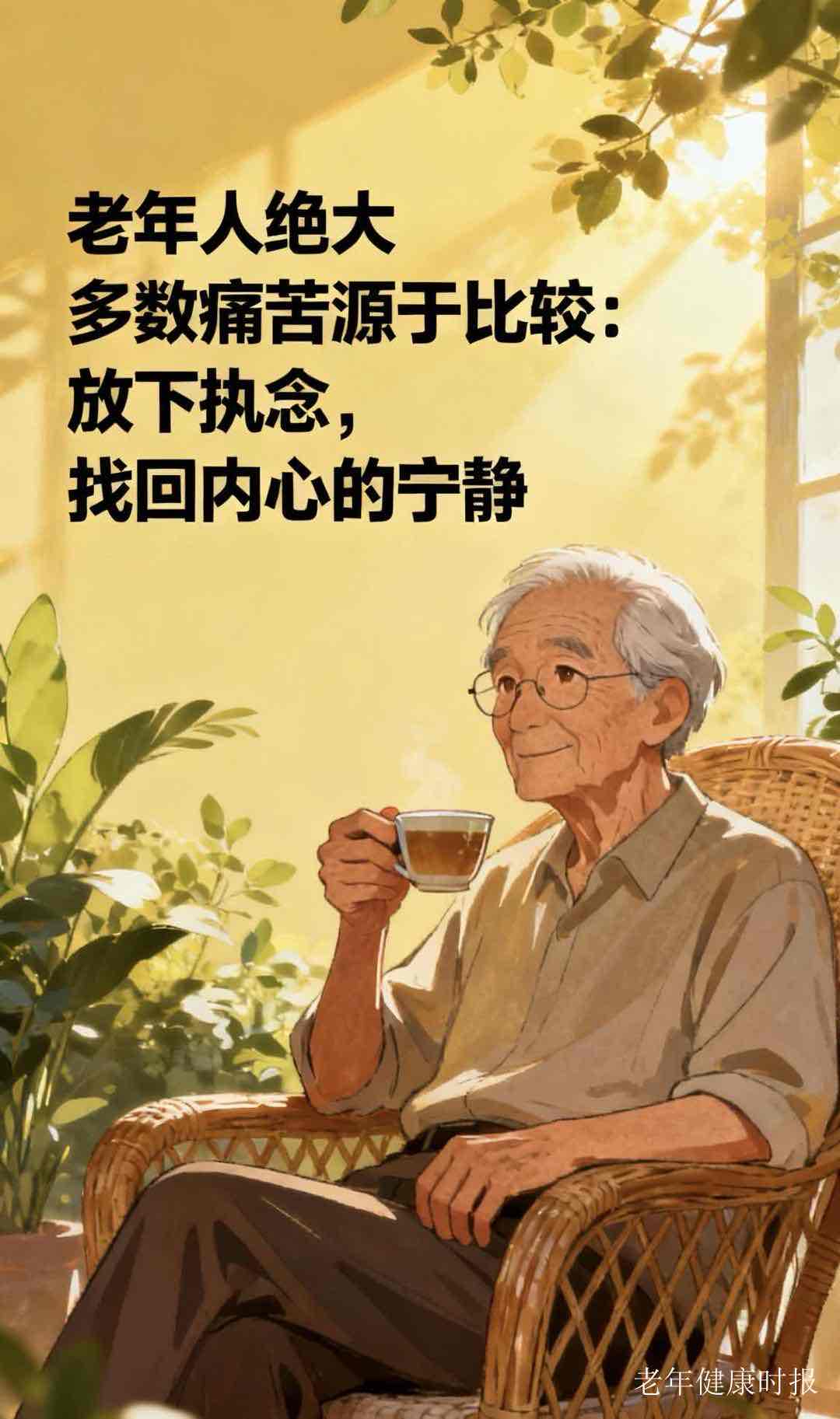 老年人绝大多数痛苦源于比较:放下执念,找回内心的宁静 老年人绝大多数痛苦源于比较:放下执念,找回内心的宁静