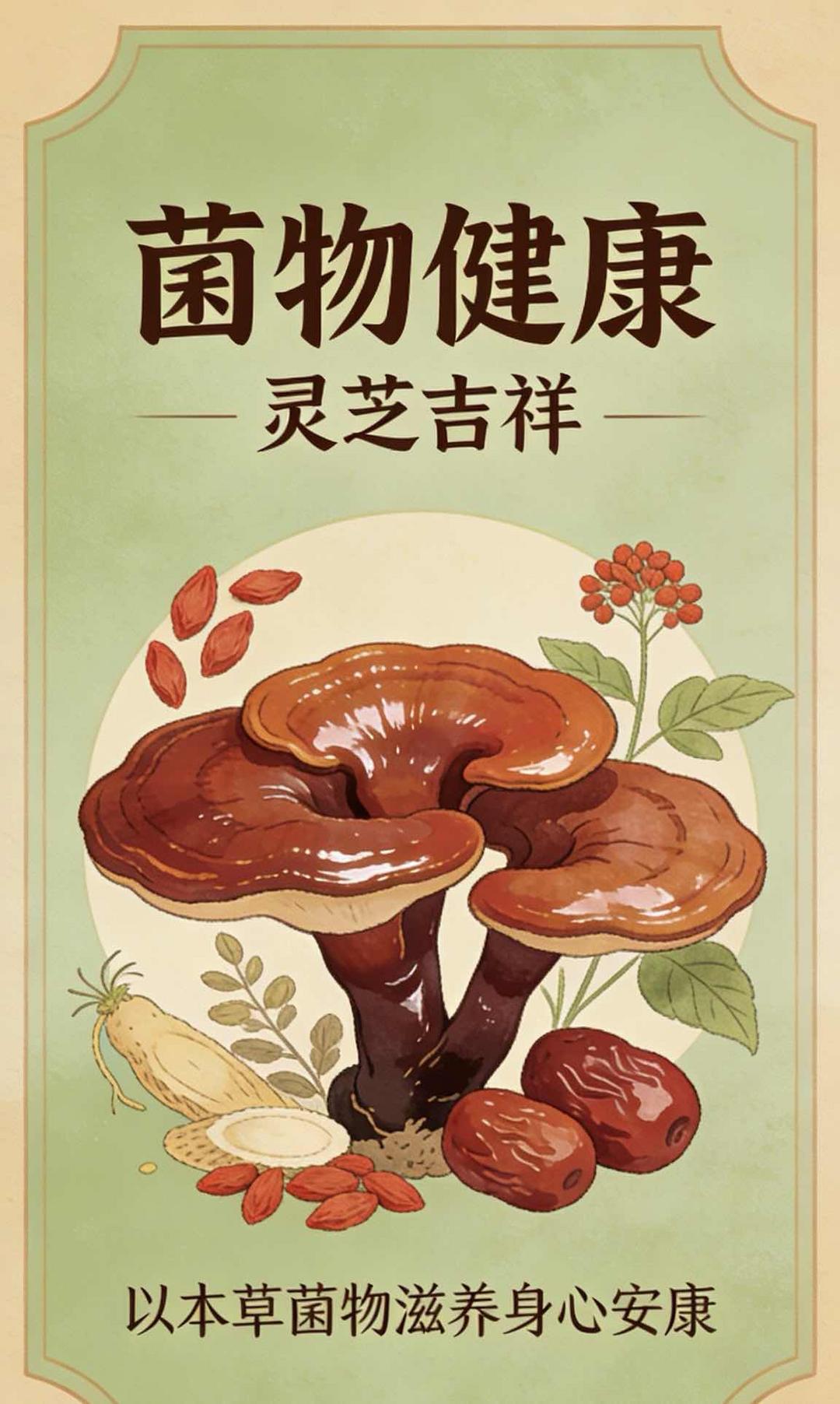 菌物健康:灵芝吉祥,以本草菌物滋养身心安康 菌物健康:灵芝吉祥,以本草菌物滋养身心安康
