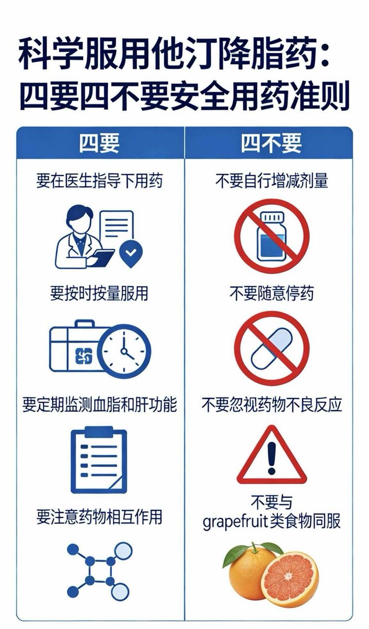 科学服用他汀降脂药 权威科普梳理“四要四不要”安全用药准则 科学服用他汀降脂药 权威科普梳理“四要四不要”安全用药准则